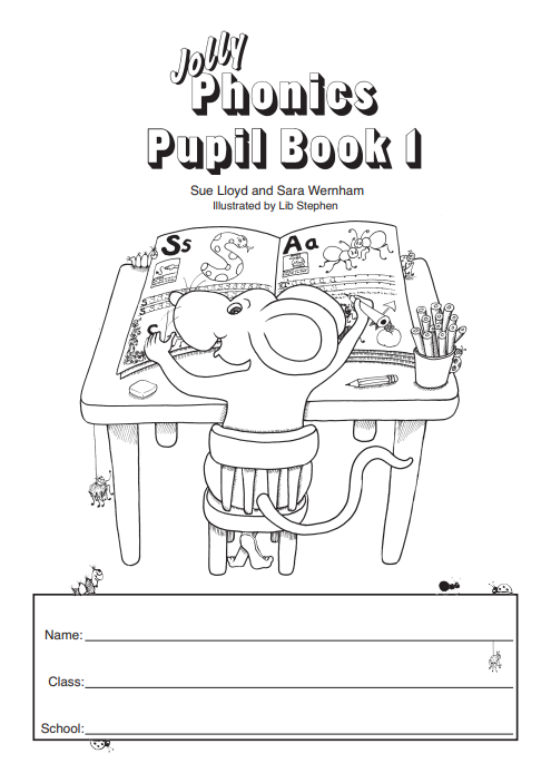 Jolly Phonics Pupil Book 1 B&W