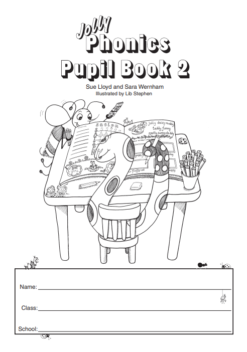 Jolly Phonics Pupil Book 2 B&W