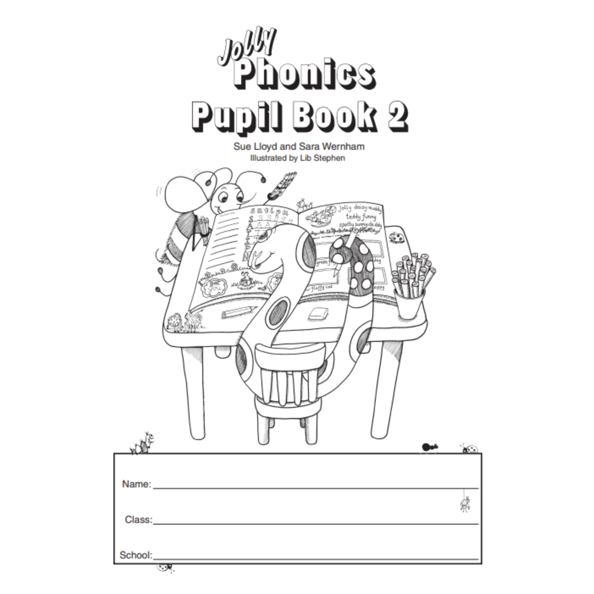 Jolly Phonics Pupil Book 2 B&W