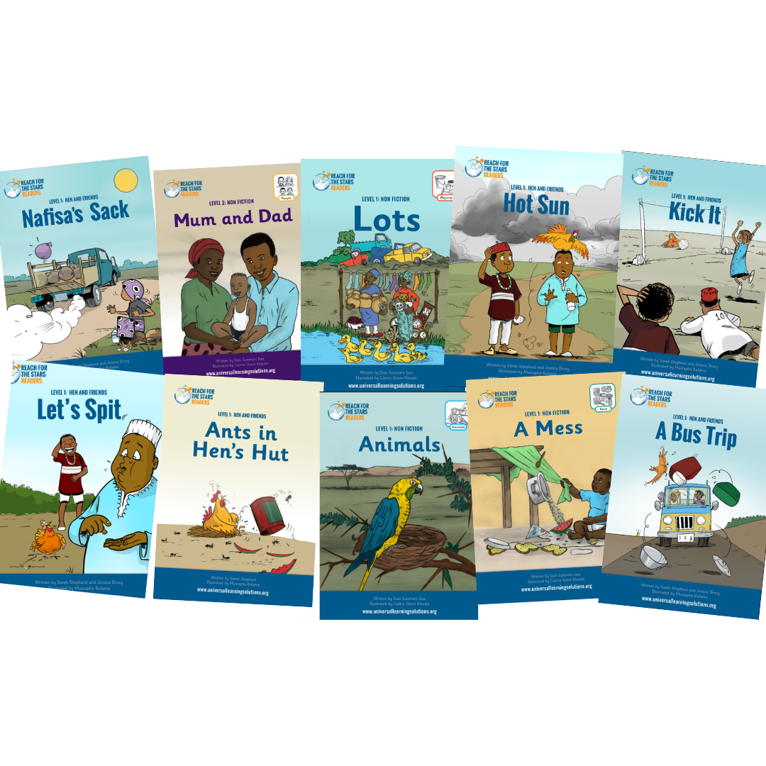 Level 1 ‘Reach for the Stars’ Decodable Readers – Complete Set (10 Books)